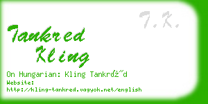 tankred kling business card
